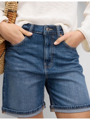 Marks & Spencer Denim Boyfriend Şort