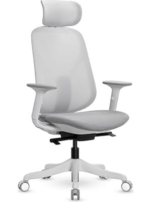 XD-1004-FILELI Başlıklı Çalışma Koltuğu Gri