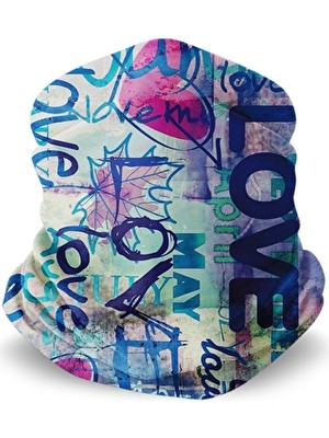 Musclecloth Çok Amaçlı Boyunluk Love