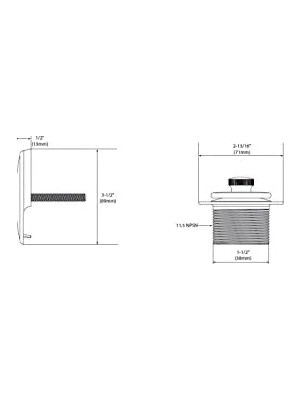 T90331WR Push-N- Küvet ve Duş Tahliye Kiti 1-1/2 Inç Konular, Ferforje