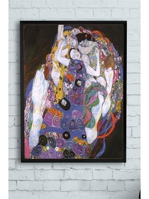 (PSTER11745) Klimt - The Virgin Sanatsal Çerçeveli Tablo (21X30CM)