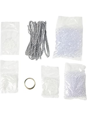 Dekorasyon Seti, Plastik Inciler, 8,9 Cm, 12 Adet