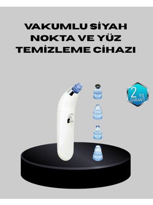 Eco Lounge 5 Kademeli Vakumlu Gözenek Temizleyici – Su Geçirmez ve Taşınabilir Siyah Nokta Cihazı