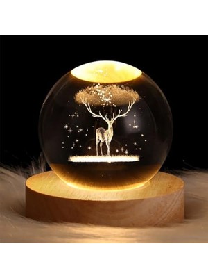 Ahşap Standlı Cam Küre Işıklı Göz Yormayan Dünya Küre Motifli Masaüstü Aydınlatma Gece Lambası Dekoratif Çocuk Odası Salon Yatak Odası Lamba 6cm x 6cm (Dünya Küre)