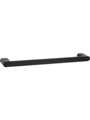 Ovalın Uzun Havluluk Siyah Renk 25X63X450 mm