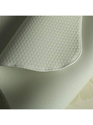 Orsa Y-74B Alptex 3 Boyutlu Kumaş Teknolojisiyle Üretilmiş Terletmeyen Bambulu Yatak Pedi, Beyaz, 90X190 cm