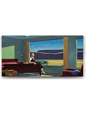 Edward Hopper - Motel Tablosu - 80X40CM