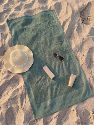 LC Waikiki Pamuklu Erkek Plaj Havlusu 70X150 cm  (S6)