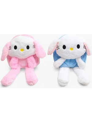 LTG Nova Işıklı Peluş Oynar Kulaklı My Melody Cinnamoroll Sırt Çantası