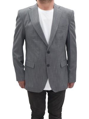 Twenhil Fistan Store Erkek Desenli Klasik Kesim Normal Kalıp Çift Düğme Blazer Ceket