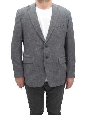 Twenhil Fistan Store Erkek Desenli Klasik Kesim Normal Kalıp Çift Düğme Blazer Ceket
