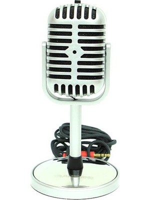 Aksiyon Global Karaoke Mikrofon Silver Speaker Hediyelik