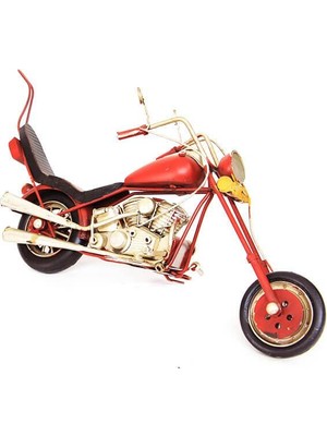 Aksiyon Global Dekoratif Metal Motosiklet Vintage Biblo Ev Ofis Hediyelik