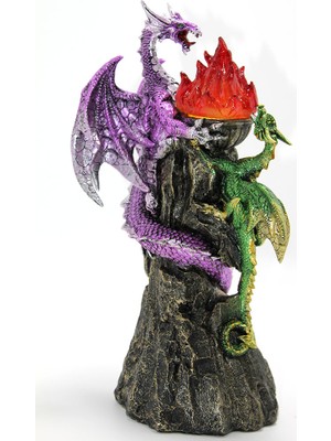 Aksiyon Global Polyester Ledli Dragon Figürü