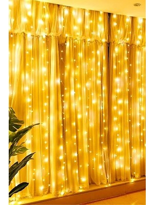 Aksiyon Global Peri Perde LED Uzaktan Kumandalı 3x3 Metre