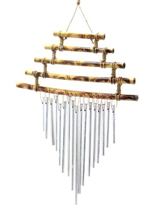 Aksiyon Global Bambu 5 Katlı Metal Rüzgar Çanı