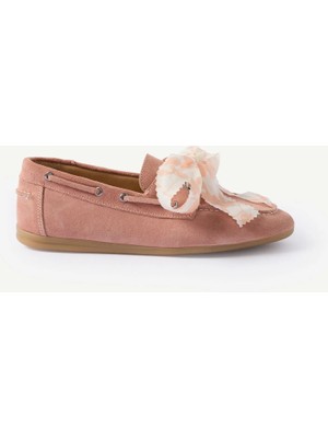 Yargıcı Süet Bağcıklı Loafer