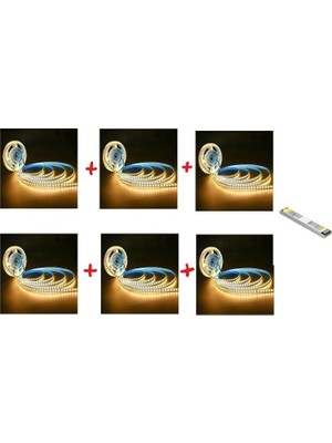 Pelikan Led Günışığı Şerit LED    5/10/15/20/25/30 Metre Set Paket Avantaj Trafo Dahil
