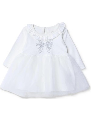 Hellobaby Kız Bebek Mevlüt Kıyafeti Düğmeli Bisiklet Yaka Long Sleeve