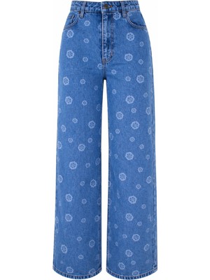 Trender 8150 Koyu Mavi Kadın Jean Pantolon 26YH27000031