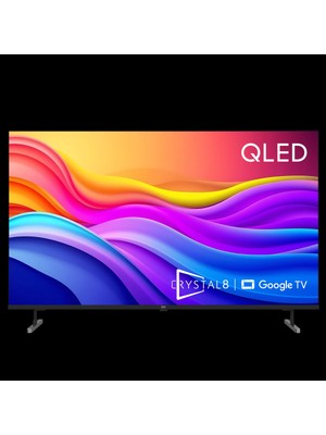 Beko Crystal 8 B 855 C 55" 140 Ekran Uydu Alıcılı 4K Ultra HD Google Smart QLED TV