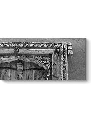 Güzel Hediyem Eski Ahşap Kapı Tablosu 80 x 40