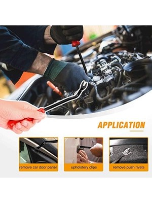 Güzel Hediyem Gooacc 480 Adet Tampon Tutucu Klipler Raptiye Sökücü Araba Plastik Perçin Itme Tutucu Kiti-Kapı Paneli Klipleri Gm Acura Chrysler Için