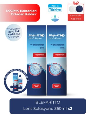 Blefaritto 360 ml Lens Solüsyonu 2 Adet