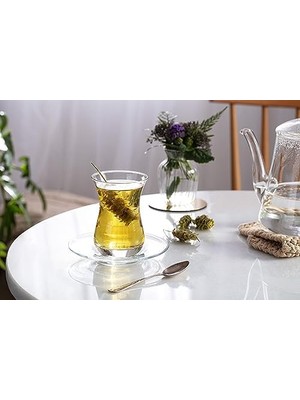 Güzel Hediyem Aıda Çay Bardağı 140 cc 6'lı Pencereli Kutu