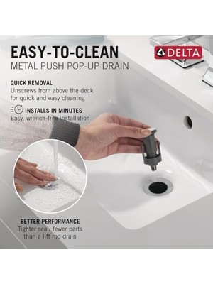 Güzel Hediyem Arvo Banyo Bataryası Krom, Banyo Lavabo Bataryası, Banyo Lavabo Bataryası, Tahliye Montajı Dahil, Krom 25840LF
