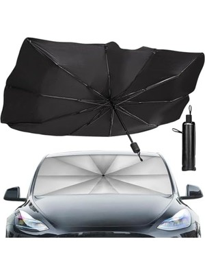 Güzel Hediyem Sedan Suv Araba Güneşliği, Ön Cam Uv Işınları ve Isı Için Güneşlik Koruyucu, Katlanabilir Ön Cam Güneşlik Şemsiyesi, Arabayı Serin Tutun, Kullanımı Kolay/saklayın, 137 cm x 81 cm