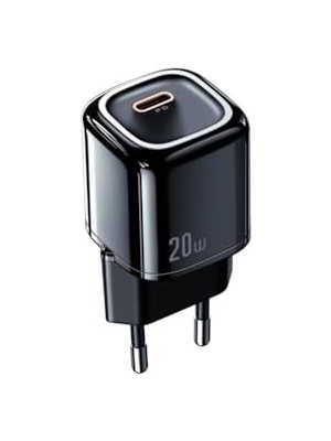 Güzel Hediyem CH-8291 20W Mini Pd Type-C Girişli Şarj Adaptörü, Siyah