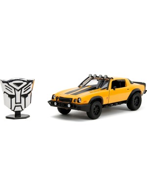Güzel Hediyem Jada Transformers Rise Of The Beast 1:24 1977 Chevy Camaro Bumblebee & Badge Döküm Araba, Çocuklar ve Yetişkinler Için Oyuncaklar