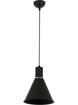 Güzel Hediyem AV-4106-M22-BSY Siyah Boyalı Modern Avize E27 Metal 20CM