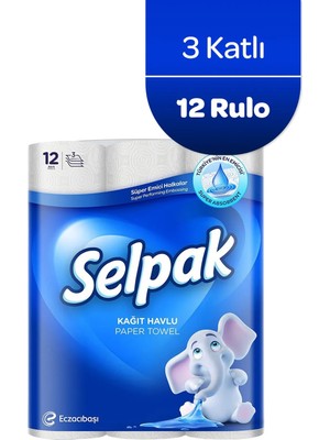 Selpak® Kağıt Havlu 12'li