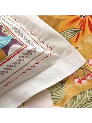 Güzel Hediyem LUMIRE%100 Pamuk, Tek Kişilik Nevresim Takımı, Multicolor