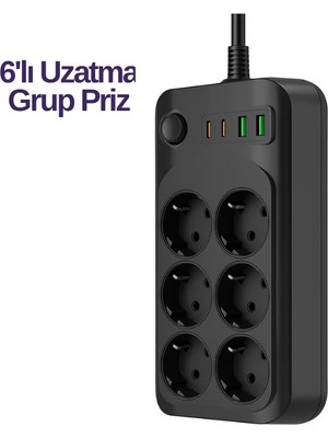 Savarga 6lı Priz
