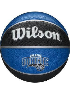 Wilson Basket Topu NBA Team Tribute Orlando Magic 7 Numara Mavi Renk Kauçuk Malzeme WTB1300XBORL