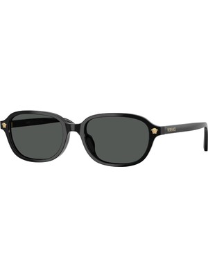 Versace Kadın Güneş Gözlüğü 0VE4514D Siyah Çerçeve Koyu Gri Cam UV Koruma Özelliğiyle