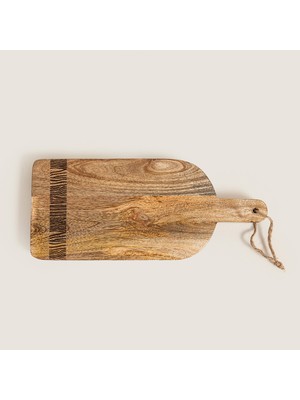 Chakra Felicita Ahşap Kesme Tahtası 35X15 H 2,32 cm Natural