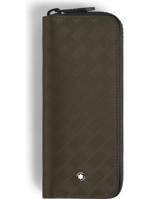 Montblanc Extreme Deri Fermuarlı 2li Kalemlik 221458