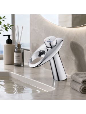 Fleko Cosmos Krom Lavabo Bataryası