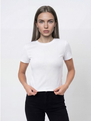 Loft Slim Fit Kadın Tshirt K.kol