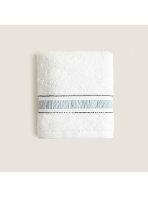 Chakra Alda Bambu El Havlusu 30X50 cm Marın Mavı