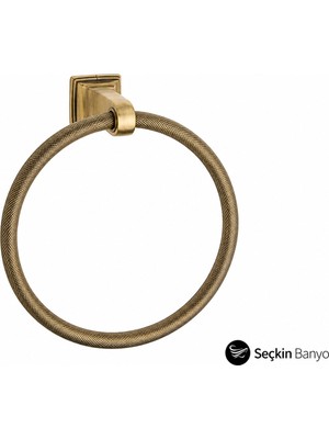 System Banyo Aksesuarları System Sparkılıne Halka Havluluk Antik Saten
