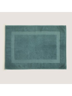 Chakra Frame Bambu Ayak Havlusu 50X70 Cm Duman Turkuaz