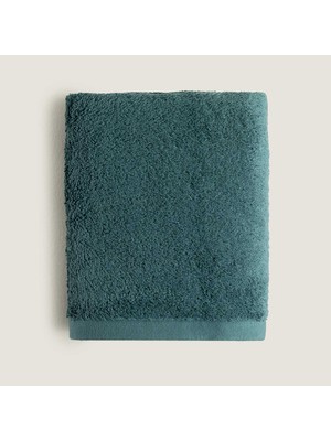 Chakra Solıd Bambu Yüz Havlusu 50X90 cm Duman Turkuaz