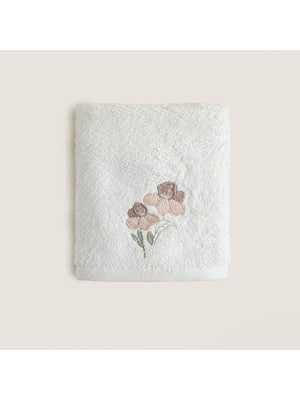 Chakra Belda Bambu El Havlusu 30X50 cm Beyaz