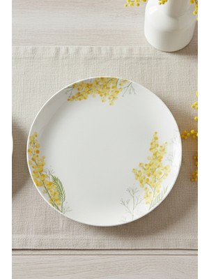 UltraMint Şık 4'lü Seramik Servis Tabağı Seti, 26 Cm, Modern ve Dayanıklı Tasarım
