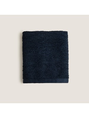 Chakra Lydıa Bambu El Havlusu 30X50 cm Marın Mavı